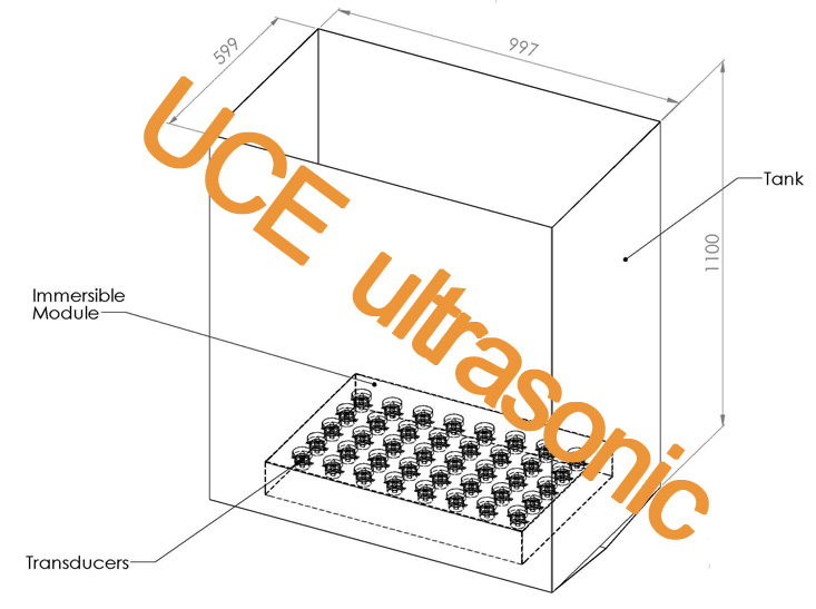 Bottom Custom Ultrasonic immersible box