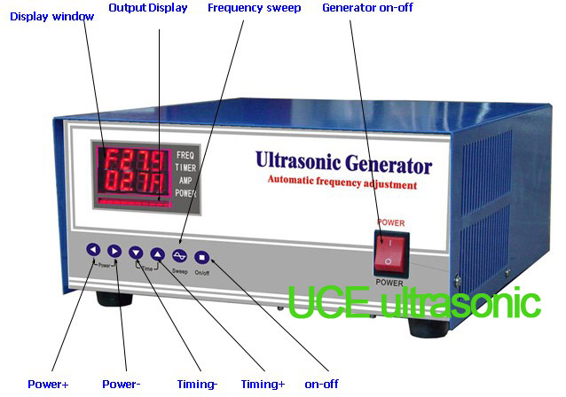 1200W 40KHZ/80KHZ Dual-frequency Ultrasonic cleaning generator
