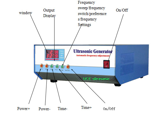 28KHZ,60KHZ,70KHZ,80KHZ Fourfold Frequency Ultrasonic Generator