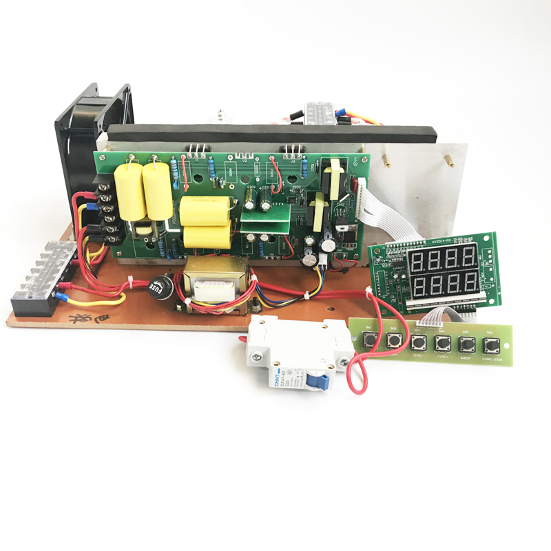 ultrasonic electrical circuit for ultrasonic cleaning transducer